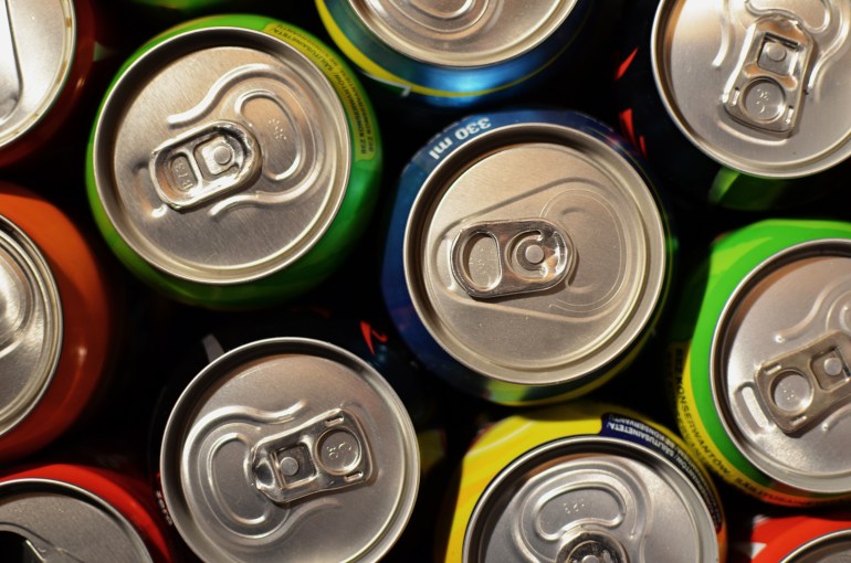 Soda Cans image